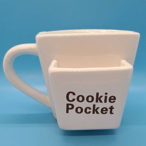 Cookie Pocket Mug - High Heat Resistant Ceramic for Coffee Cocoa 10 oz.